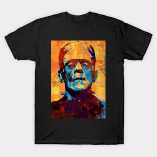 Frankenstein Colorful Pop Art T-Shirt